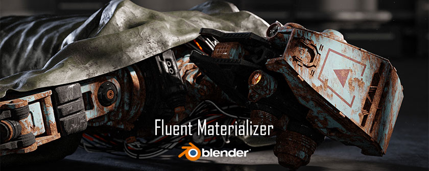 دانلود پلاگین Fluent Materializer برای Blender بلندر