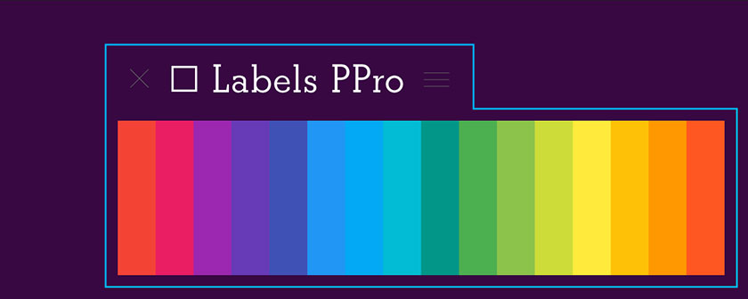 دانلود پلاگین Labels PPro برای پریمیر پرو