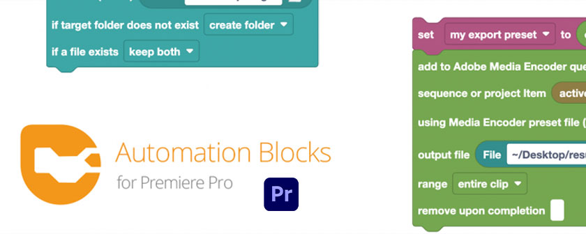 دانلود اسکریپت Automation Blocks آخرین آپدیت برای پریمیر پرو