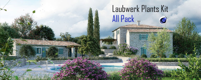 دانلود پلاگین Laubwerk Plants Kit برای Cinema 4d و 3d Max