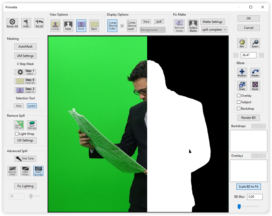 تست کرک پلاگین Primatte Chromakey در فتوشاپ