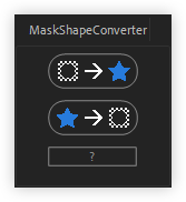 تست کرک اسکریپت MaskShapeConverter در افتر افکت