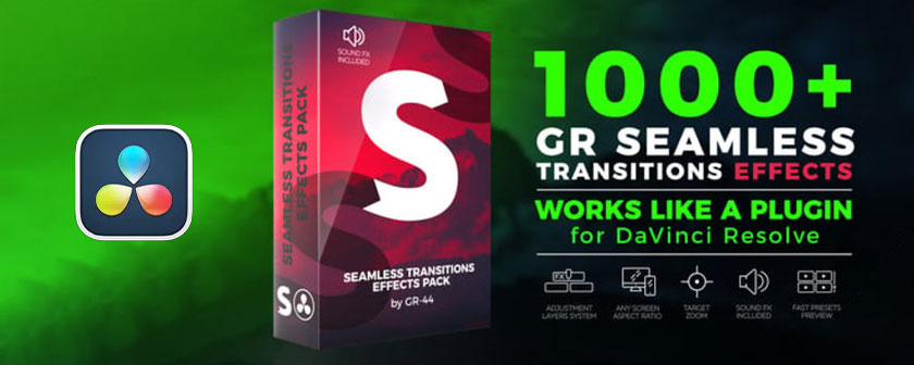 دانلود مجموعه ترانزیشن های GR Seamless Transitions داوینچی