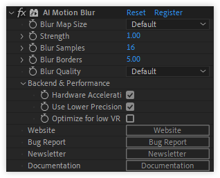 تست کرک پلاگین AI Motion Blur در Premiere Pro و After Effects