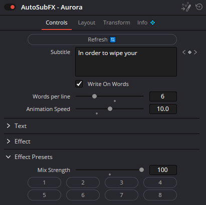 تست کرک پریست AutoSub FX – Subtitle در داوینچی