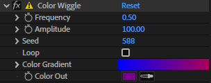 تست کرک پلاگین Color Wiggle در نرم افزار After Effects