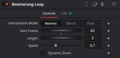 تست کرک پریست Boomerang Loop در داوینچی
