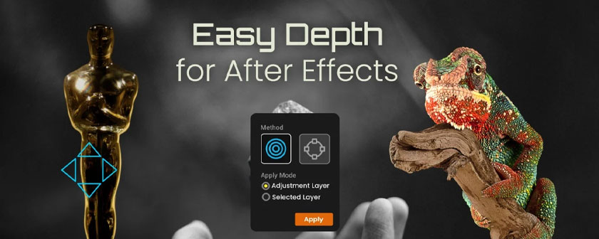 آموزش سه بعدی کردن صورت با اسکریپت Easy Depth افتر افکت