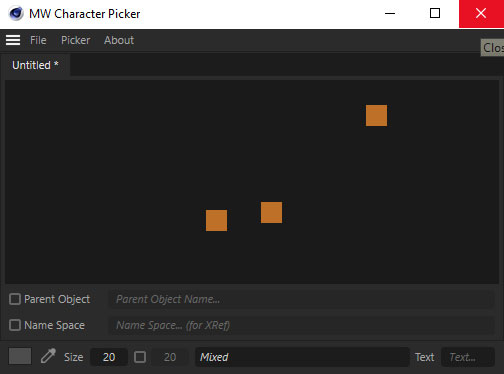 تست کرک پلاگین MW Character Picker در Cinema 4d