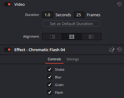 تست ترانزیشن نوری در نرم افزار Davinci Resolve
