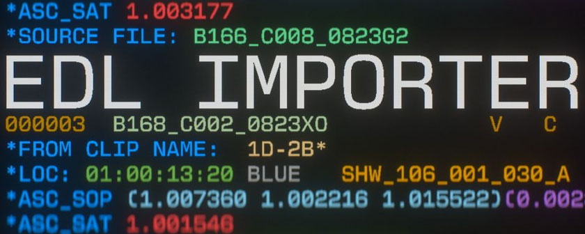 دانلود و آموزش اسکریپت EDL Importer در افتر افکت