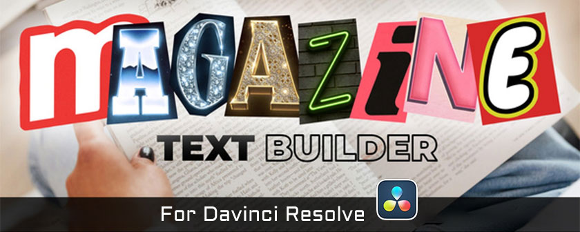 دانلود پریست Magazine Text Builder برای نرم افزار داوینچی