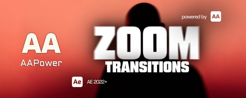 دانلود انواع ترانزیشن زوم دوربین برای ویدیو ها در After Effects