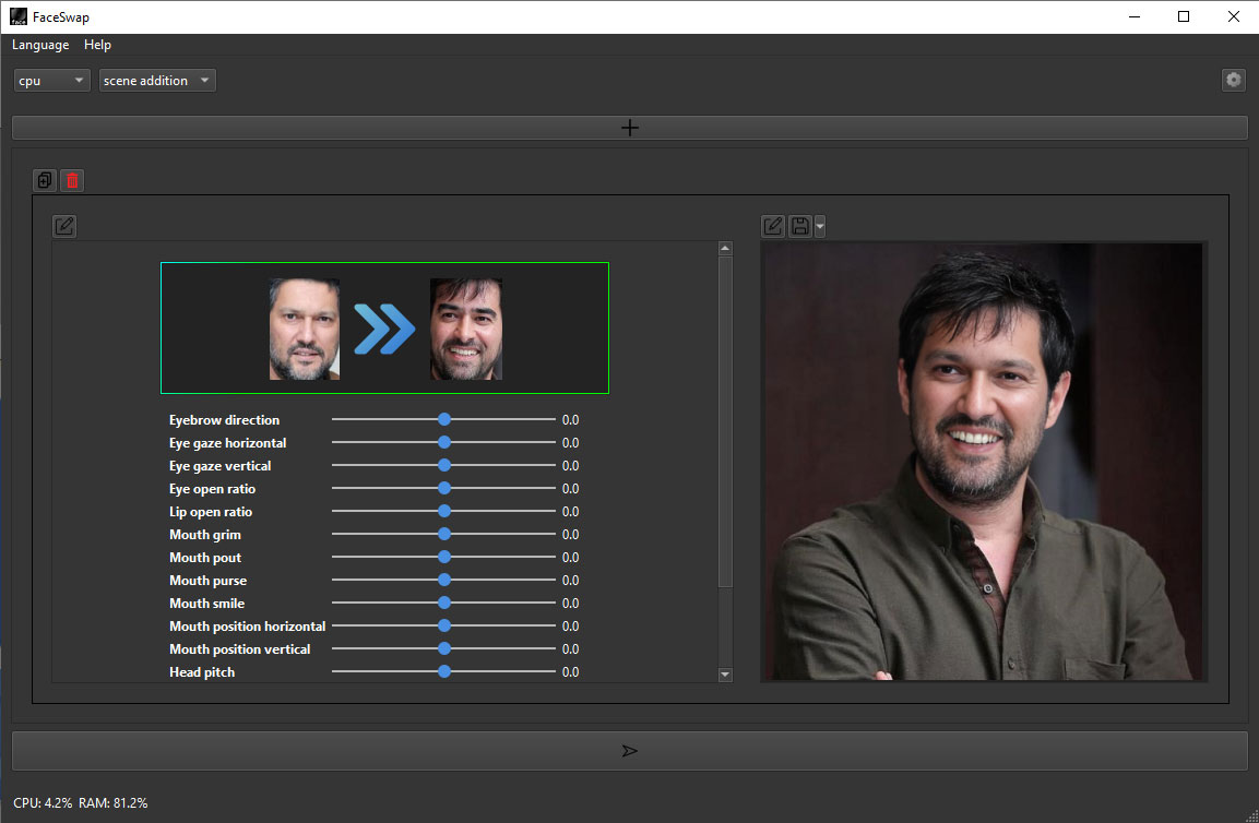 تست کرک نرم افزار هوش مصنوعی AI FaceSwap