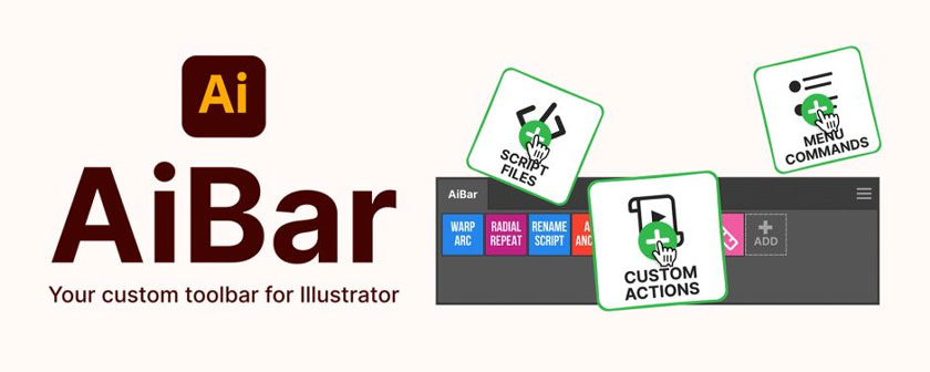 دانلود و کرک پلاگین AiBar برای ایلاستریتور
