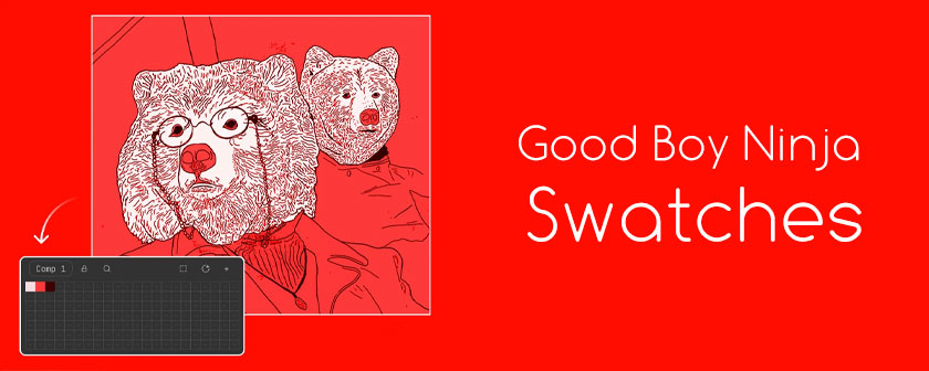 دانلود اسکریپت Good Boy Ninja Swatches برای After Effects
