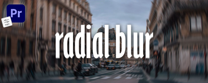 دانلود پریست Blur چرخشی در نرم افزار پریمیر پرو