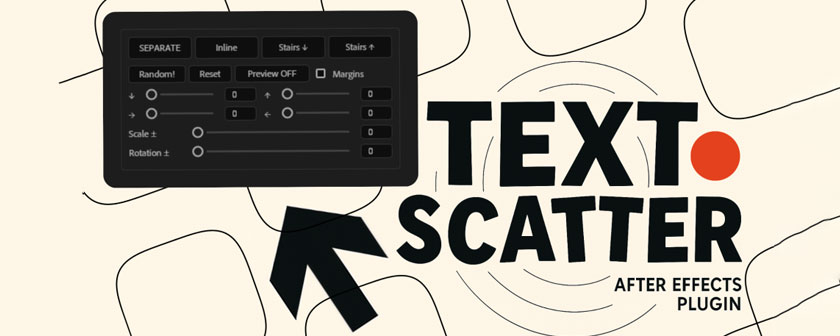دانلود و آموزش ویرایش متن Text Scatter در After Effects