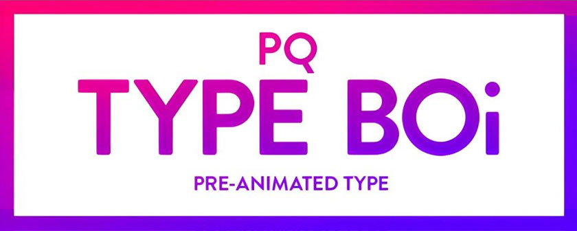 دانلود اسکریپت المان های مختلف PQ Type Boi در After Effects