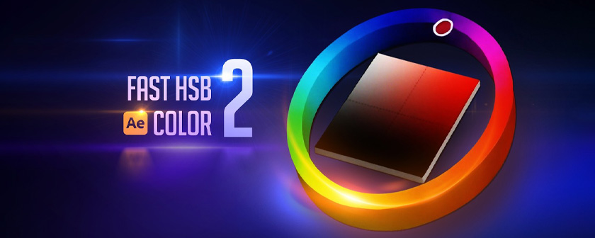 دانلود اسکریپت تغییر رنگ های پلاگین و Solid در افتر افکت Fast HSB Color