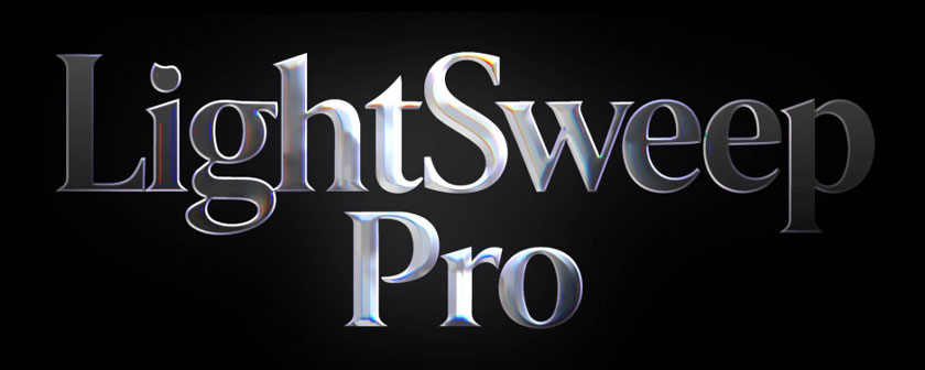 دانلود پلاگین رد شدن نور روی متن و لوگو LightSweep Pro