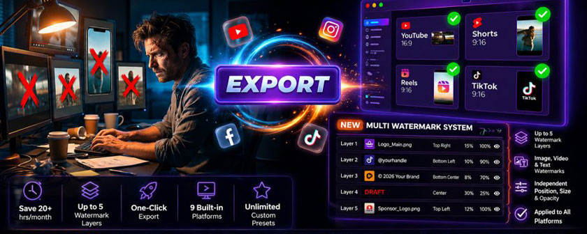 اسکریپت برای خروجی ویدیو مخصوص اینستاگرام Social Exporter