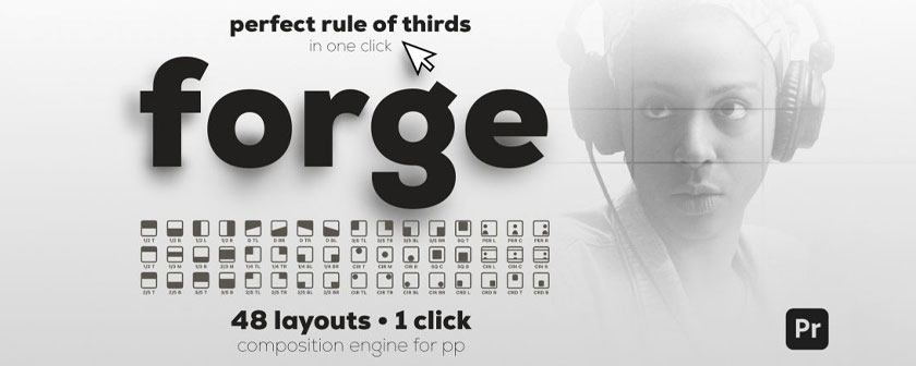 دانلود اسکریپت فریم بندی سوژه forge در پریمیر پرو